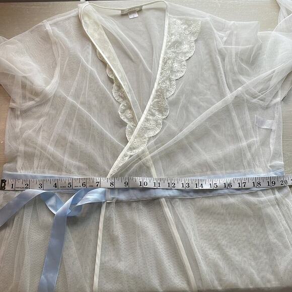 NWT Flora Sweet Vintage mesh and lace robe - Picture 7 of 8